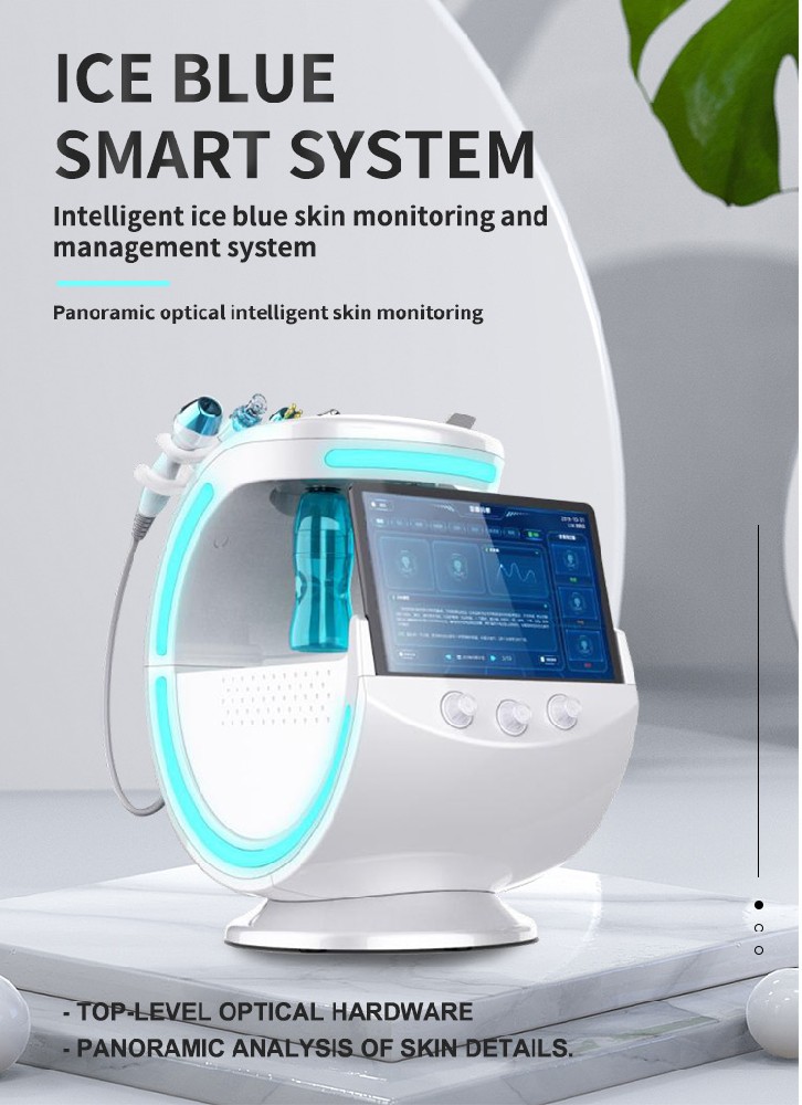 7 In 1  Ice Blue Aqua Facial Machine