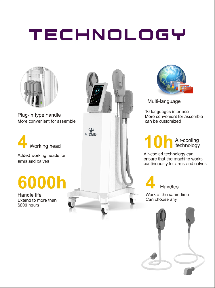electromagnetic hiemt ems beauty machine