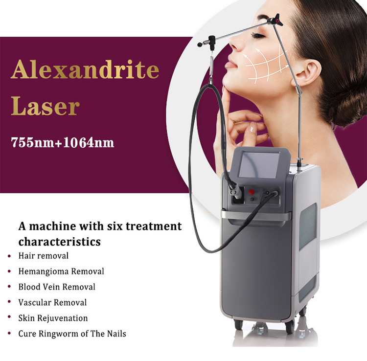 alex laser max pro hair removal beauty machine ND YAG 755nm 1064nm alexandrite lase